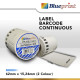 Blueprint BP-DTS22251 Label Barcode Brother 22251 62mm x 15.24m Continuous 2 Colour Stiker Roll