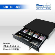 Blueprint Lite CD-BPL06 Cash Drawer Kecil Laci Kasir Uang 33x36,5x9.5 cm