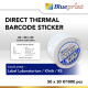 Blueprint Direct Thermal Sticker Label Stiker Barcode 50x30 mm 1 Line 1000 pcs Blueprint Direct Thermal Sticker Label Stiker Barcode 50x30 mm 1 Line 1000 pcs
