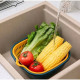 Keranjang Baskom Double Layer Wadah Cuci Sayur Buah Plastik Keranjang Baskom Double Layer Wadah Cuci Sayur Buah Plastik