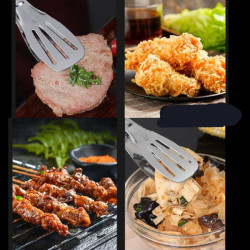 Capitan Makanan Stainless Steel Penjepit Gorengan Capit BBQ