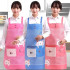 Celemek Masak Motif Kotak Beruang Apron Barista Waterproof