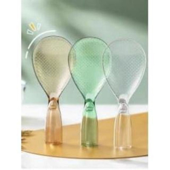 Sendok Centong Nasi Transparan Bahan Plastik Tebal