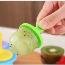 Cetakan Es Krim Silikon Bulat isi 7pc Silicone Pop Ice Cream Puding Cetakan Es Krim Silikon Bulat isi 7pc Silicone Pop Ice Cream Puding