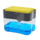 Dispenser Sabun Cuci Piring 2 in 1 Soap Pump Caddy Sponge