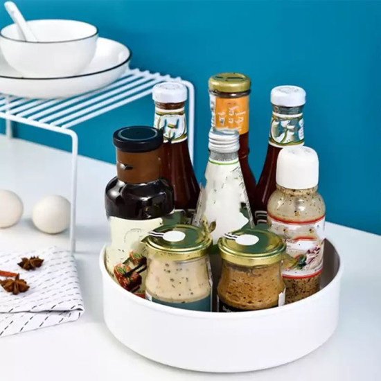 Rak Putar 360 Derajat Tempat Penyimpanan Wadah Dapur Serbaguna