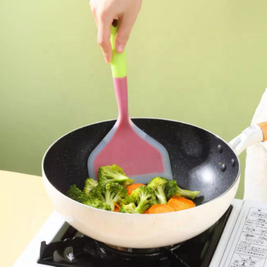Sodet Anti Panas Spatula Alat Masak Bahan Silikon Tamagoyaki
