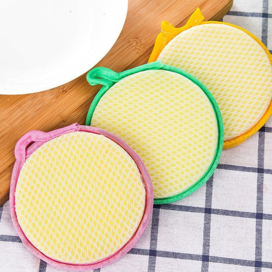 Spons Cuci Piring 2 Sisi Halus Kasar Sabut Sponge Dapur
