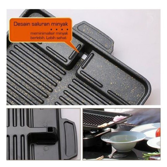 Yakiniku BBQ Grill Pan Alat Pemanggang Barbeque