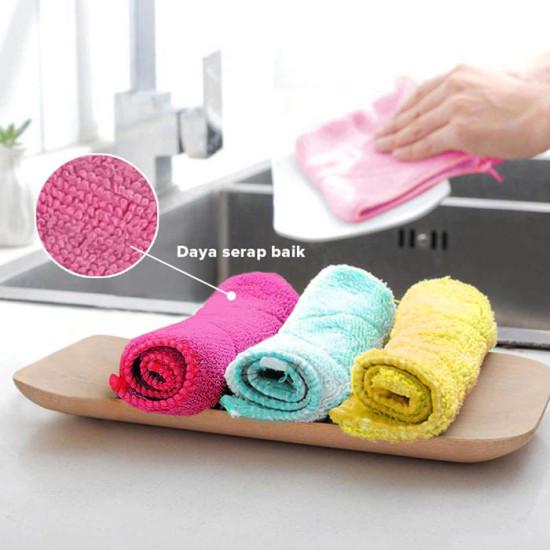 Kent Kain Lap Microfiber Set isi 3 Pcs 30x30 cm PK-30