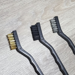 Kenmaster Sikat Kawat Mini 7 Inch 3 Pcs Mini Brushes 3 in 1