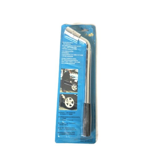 Kunci Roda Tarik Bolak Balik 19-21 mm Double Socket Ban Mobil