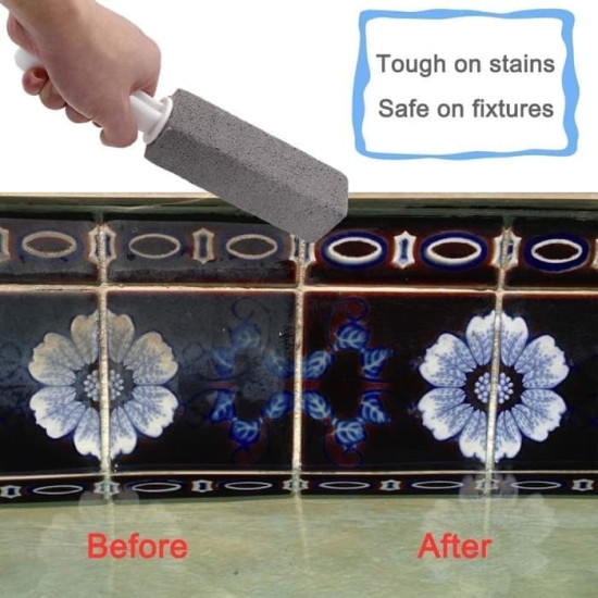 RingX Natural Pumice Stone Pembersih Kerak Plak Porselin Keramik WC