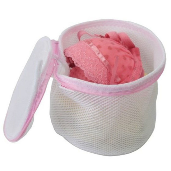Double Layer Bra Laundry Bag Zipper Washing Machine Pengaman BH Underwear Mesin Cuci