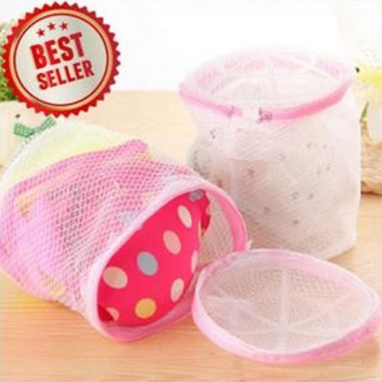 Double Layer Bra Laundry Bag Zipper Washing Machine Pengaman BH Underwear Mesin Cuci