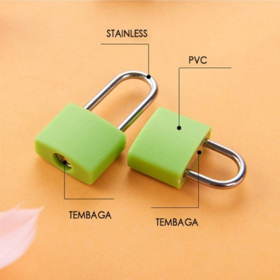 Gembok Koper 23mm Kunci Tas Travel Mini
