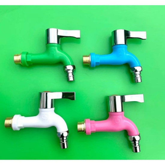 Kran Keran Taman Tembok 1/2 Inch Warna Chrome Drat 0.5 Inch Kuningan