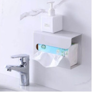 Tempat Tissue Tempel Dinding Bentuk Kotak - Kotak Tisu