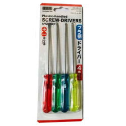 Obeng 4 Pcs Plus Minus 4 pcs Plus minus