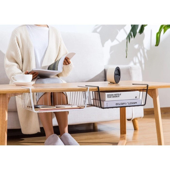 Rak Keranjang Besi Tebal Laci Gantung Selip Lemari