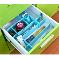 Sekat Laci isi 4 Pcs Papan Penyekat Plastik Pembatas Pemisah Partisi