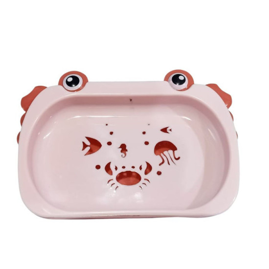 Tempat Sabun Mandi Batang Wadah Spon Model Kepiting Bahan Plastik ABS