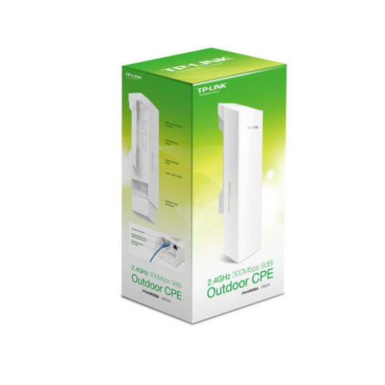 TP-LINK CPE210 2.4GHz 300Mbps 9dBi Wireless Outdoor CPE