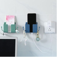 Rak Gantungan HP Tempel Tembok 2 Rak 2 Kait Holder Rak Gantungan HP Tempel Tembok 2 Rak 2 Kait Holder