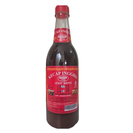 Basan Food Kecap Inggris Botol Plastik Besar 625ml