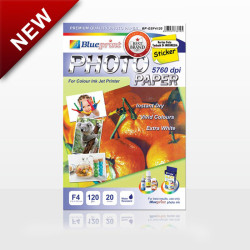 Blueprint BP-GSF4120 Glossy Sticker F4 - Kertas Stiker F4