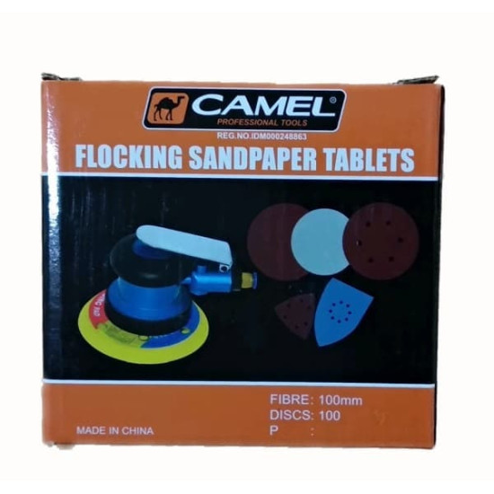 Camel Amplas Bulat Velcro 4 Inch Grit Camel Amplas Bulat Velcro 4 Inch Grit