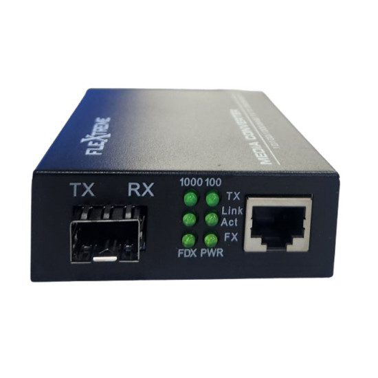 Flextreme FL-8110G-SFP-AS Media Converter Gigabit UTP To SFP Slot