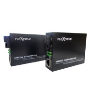 Flextreme FL-8110GSB-11-20A/B Media Converter Gigabit Singlemode Single Core 1 Pair