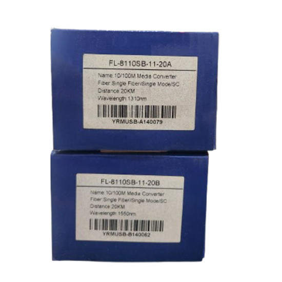 Flextreme FL-8110SB-11-20AB Media Converter Single Core Sepasang