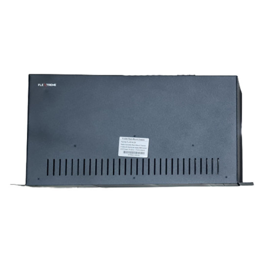Flextreme FL-81/4-2A: Media Converter Rack-Mount Chassis 14 slots with dual power supply NMS function