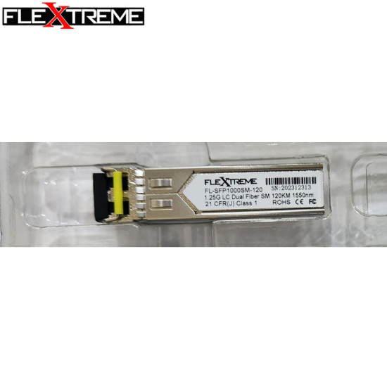Flextreme FL-SFP1000SM-120 SFP Module 1000BaseLX Singlemode 120 Km