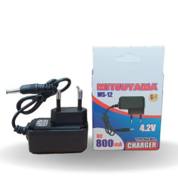 Mitsuyama Travel Charger DC 4.2V 800mA MS-12 Senter Kepala Swat