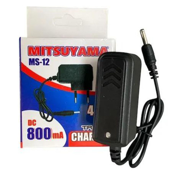 Mitsuyama Travel Charger DC 4.2V 800mA MS-12 Senter Kepala Swat