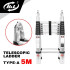 HL Tangga Teleskopik Tipe A 5 Meter Telescopic Ladder Lipat Double