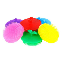 Sisir Keramas Bulat Sikat Cuci Rambut PP Lunak Flexible
