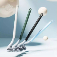 Sikat Kloset Model Golf Toilet WC Gagang Lengkung Brush Silikon
