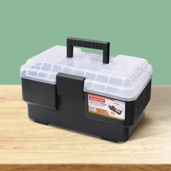 Kenmaster Tool Box  B390 Toolbox Tempat Penyimpanan Perkakas Organizer