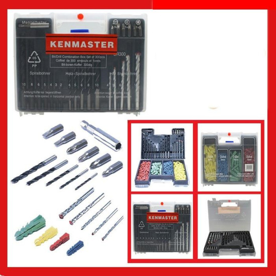 Kenmaster Mata Bor Besi Kayu Tembok dan Mata Obeng C3001