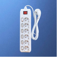 Kenmaster DX604 Stop Kontak 6 Lubang On Off Kenmaster DX604 Stop Kontak 6 Lubang On Off