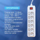 Kenmaster DX604 Stop Kontak 6 Lubang On Off