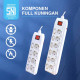 Kenmaster DX604 Stop Kontak 6 Lubang On Off