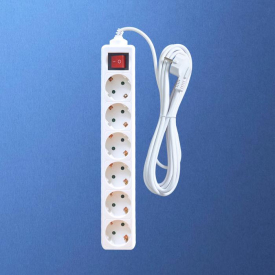 Kenmaster Stop Kontak F1 6 Lubang 4 Meter Master Switch On Off Kenmaster Stop Kontak F1 6 Lubang 4 Meter Master Switch On Off