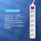 Kenmaster Stop Kontak F1 6 Lubang 4 Meter Master Switch On Off Kenmaster Stop Kontak F1 6 Lubang 4 Meter Master Switch On Off