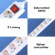 Kenmaster Stop Kontak F1 6 Lubang 4 Meter Master Switch On Off Kenmaster Stop Kontak F1 6 Lubang 4 Meter Master Switch On Off