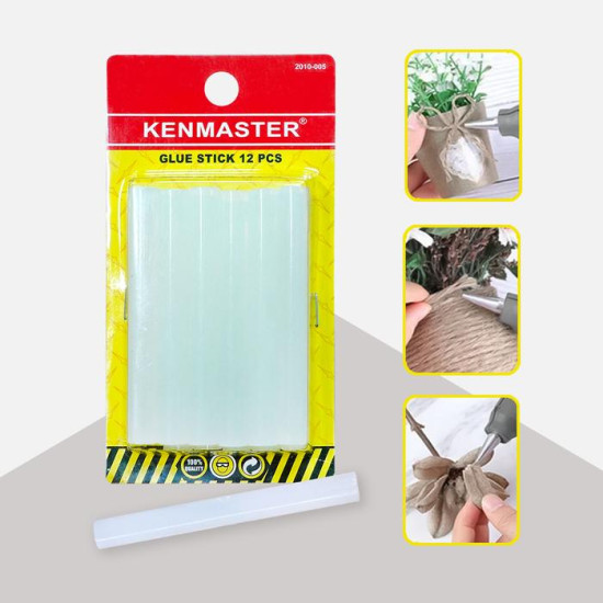 Kenmaster Glue Stick Lem Stik Besar 1 Pack isi 12 Pcs